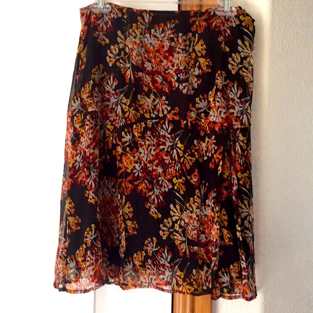 Esprit Bias cut silk skirt